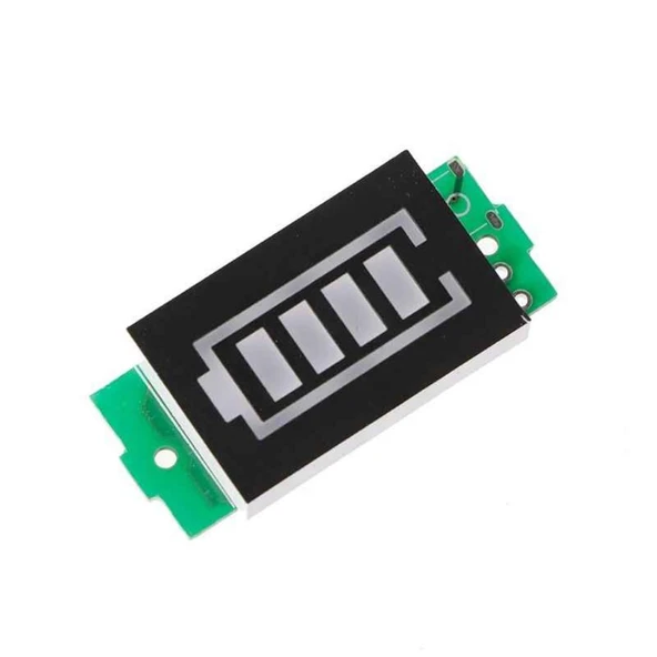 Arduino 4S Lityum, Lipo Pil Kapasite Göstergesi Ledli Gösterge 13.2v - 16.8v ürün görseli 1