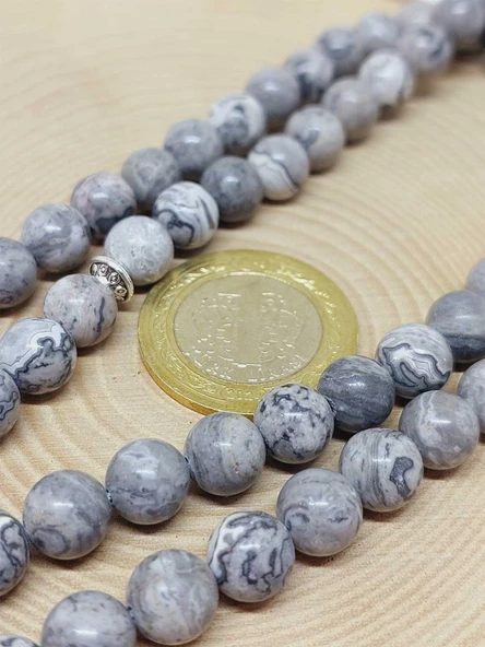 Jasper Taşı 99luk Tesbih 8mm (9808) - Resim 2