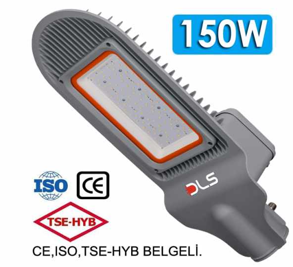 150W Led Yol Sokak Armatür DLS Park Bahçe Çevre Site Bina Dış Mekan Lamba Aydınlatma Ledli Sokak Armatürü ürün görseli 1