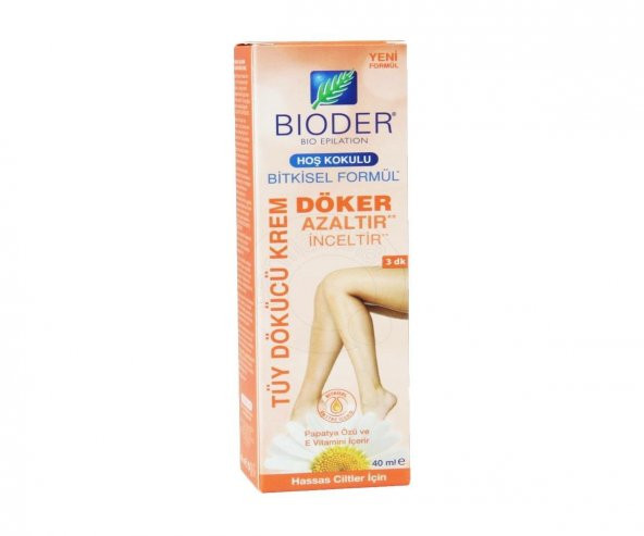 Bioder Hassas Ciltler Için Tüy Dökücü Krem 40 ml ürün görseli 1