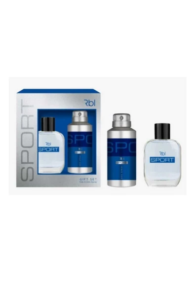 Rebul Sport EDT 50 ml + Deodorant Sprey 150 ml Erkek Parfüm Seti Yeni Şişeli ürün görseli 1