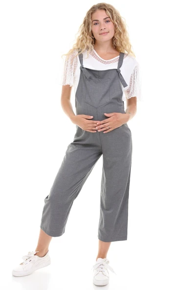 Luvmabelly MYRA6106 - Füme Hamile Salopet ürün görseli 1