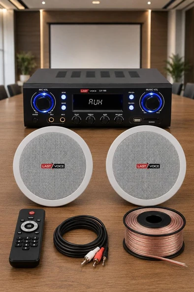 Lastvoice Stately Pack-2 Tavan Hoparlörü ve Anfi Ses Sistemi Seti ürün görseli 1