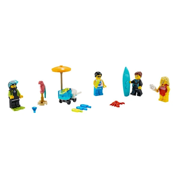 LEGO City 40344 Yaz Partisi Minifigür Paketi ürün görseli 1