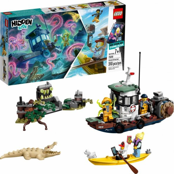 LEGO Hidden Side 70419 Batık Bot Yapım Kiti (310 Parça) ürün görseli 1
