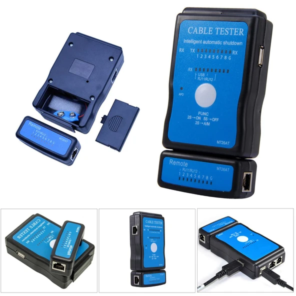 HADRON HDX-6512 Kablo Test Cihazı Rj11 Rj12 Rj45 Usb ürün görseli 1