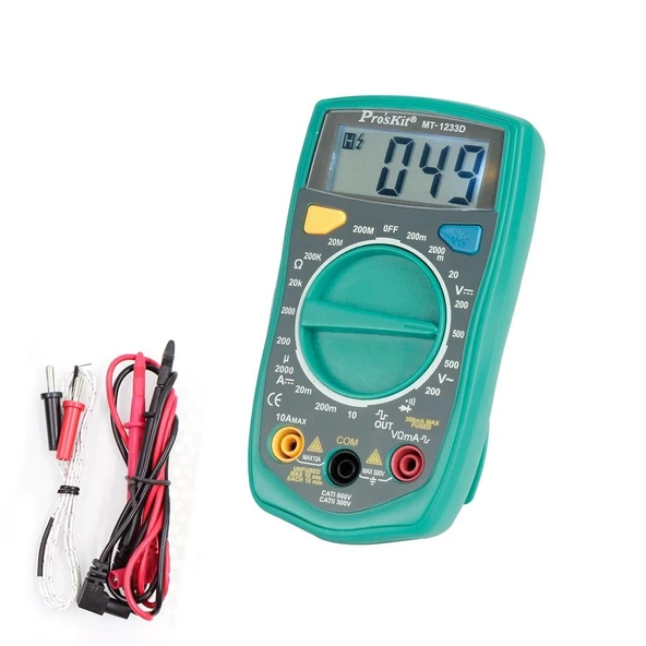 PROSKİT MT-1233D Multimetre Ölçü Aleti Dijital ürün görseli 1