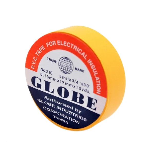Globe Elektrikçi Bandı İzole Bant 19 x 10Yds Sarı ürün görseli 1