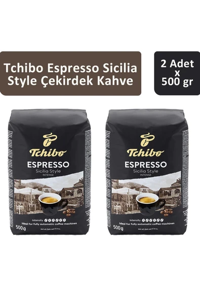 Tchibo Espresso Sicilia Çekirdek Kahve 500 gr x 2 Adet ürün görseli 1