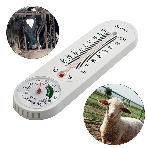 Ayt Powermaster Pm-24665 Sıcaklık Nem Ölçer Analog Termometre -20 +50 Derece Arası Ölçüm Ev Duvar Tipi ürün görseli 1