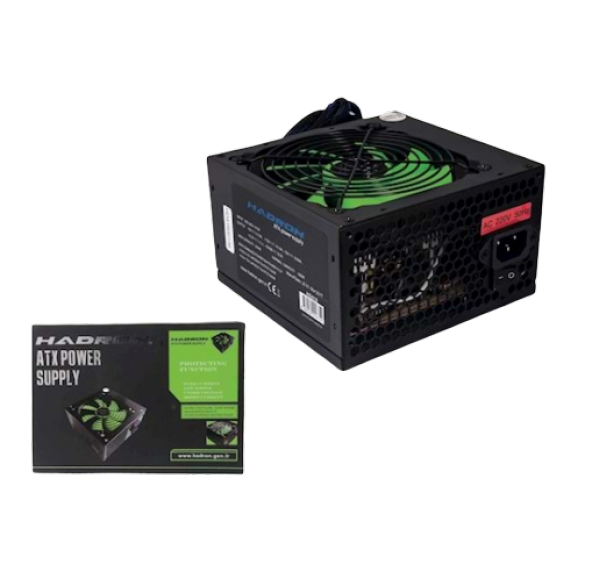 HADRON HD413 600W 12CM FANLI PC BİLGİSAYAR POWER SUPPLY GÜÇ KAYNAĞI ürün görseli 1
