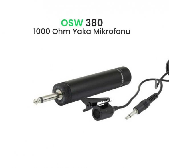 Osawa OSW 380 Kablolu Yaka Mikrofonu -cami yaka mikrofonu ürün görseli 1