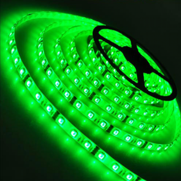 Yeşil Şerit Led 3 Chip 5050smd Parlak Işık İç Mekan ürün görseli 1