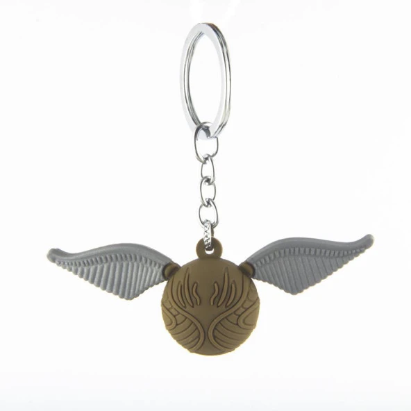 Harry Potter Hogwarts Snitch 3D Boyutlu Silikon Anahtarlık ürün görseli 1