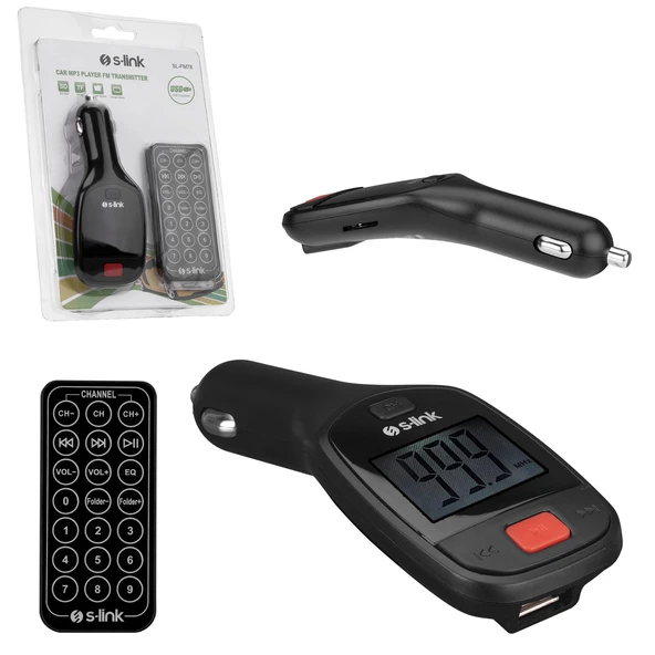 FM TRANSMITTER USB SD S-LİNK SL-FM78 (F-50) ürün görseli 1