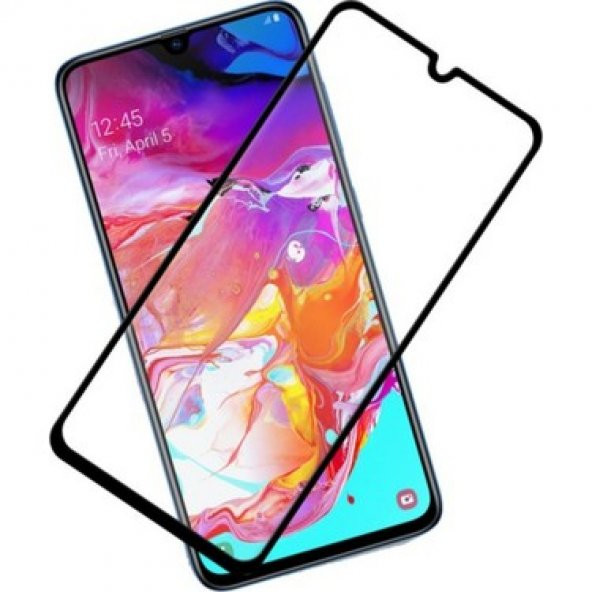 Bufalo Samsung Galaxy M01 Ekran Koruyucu 5D Temperli Cam Siyah ürün görseli 1