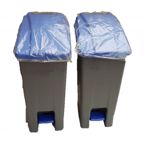 70 Lt Plastik Pedallı Çöp Kovası - Resim 2