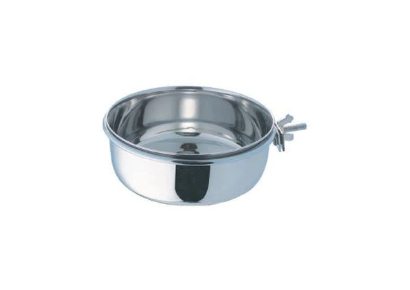 Maxi Life Vidalı Askılı Çelik Mama Kabı 15cm ürün görseli 1