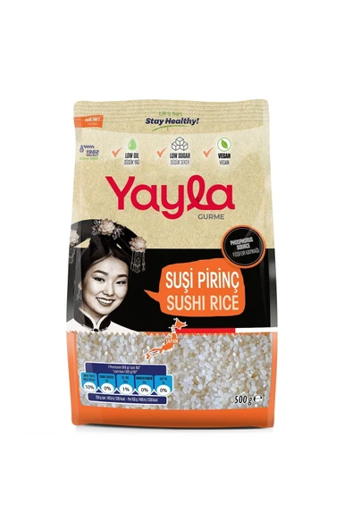 Yayla Gurme Sushi Pirinç 500 gr ürün görseli 1