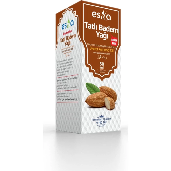 Esila Tatlı Badem Yağı 50 ML ürün görseli 1