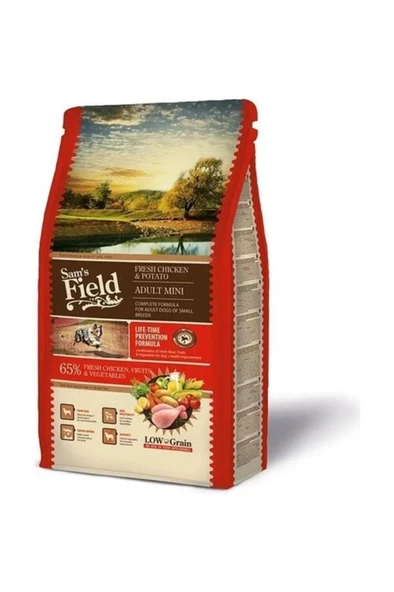 Sam´s Field Fresh Chicken&Potato Adult Mini Köpek Maması 2,5 kg ürün görseli 1