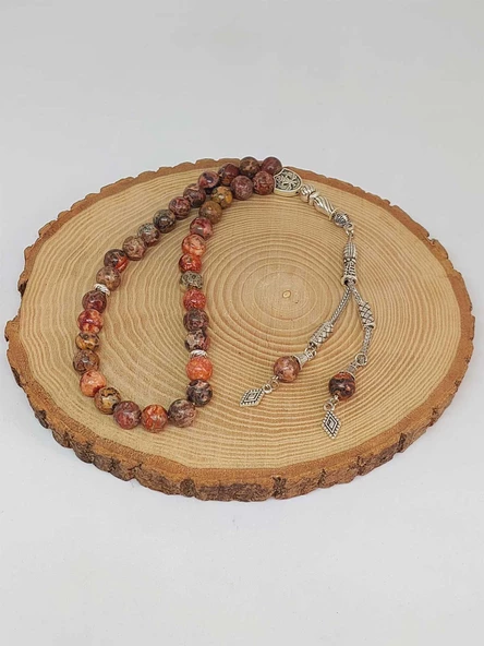 Jasper Taşı Tesbih 33Lük 8mm (53086) - Resim 3