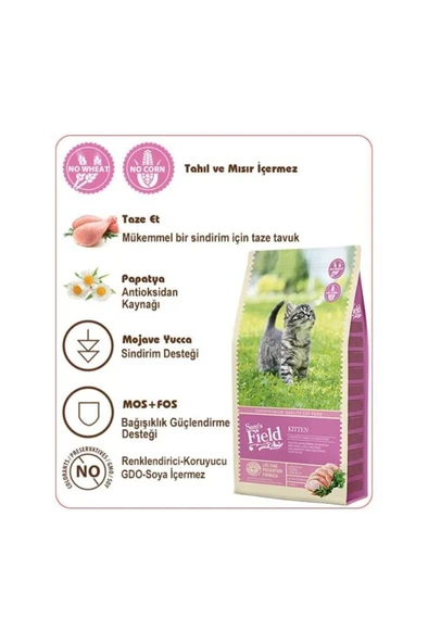Sam´s Field Cat Kitten 2,5 kg - Resim 2