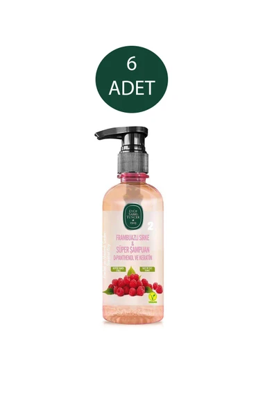 Eyüp Sabri Tuncer Frambuazlı Sirke & Süper Şampuan 100 ml - Seyahat Boy X 6 Adet ürün görseli 1