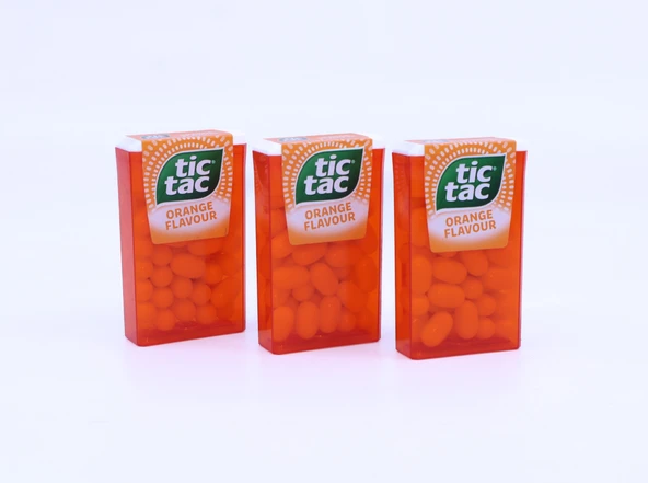 Tic Tac 3'lü Set - Portakal Aromalı Şeker ürün görseli 1