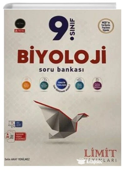 LİMİT 9.SINIF BİYOLOJİ SORU BANKASI ürün görseli 1