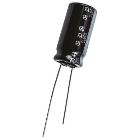 100uF 16V Elektrolitik Kondansatör 5x12mm - 10 Adet ürün görseli 1