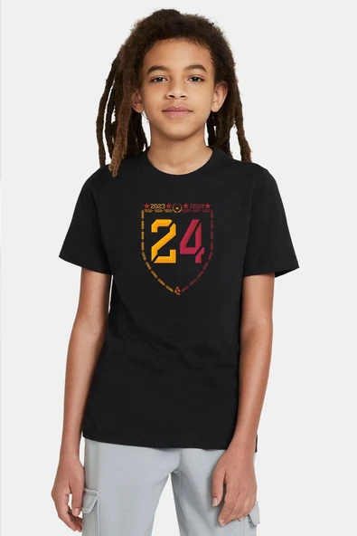 24 Şampiyonluk Siyah Çocuk Tshirt ürün görseli 1