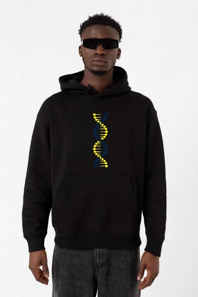 Sarı Lacivert Dna Siyah Erkek 3ip Kapşonlu Sweatshirt ürün görseli 1