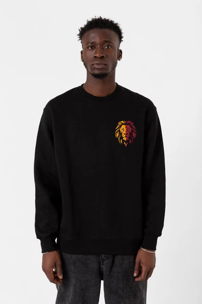Sarı Kırmızı Leon Siyah Erkek 2ip Sweatshirt ürün görseli 1