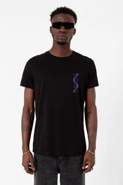 Bordo Mavi Dna Siyah Erkek Tshirt ürün görseli 1