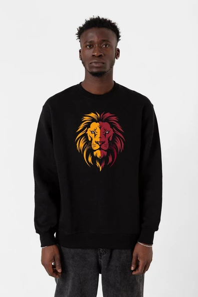 Sarı Kırmızı Leon Siyah Erkek 2ip Sweatshirt ürün görseli 1