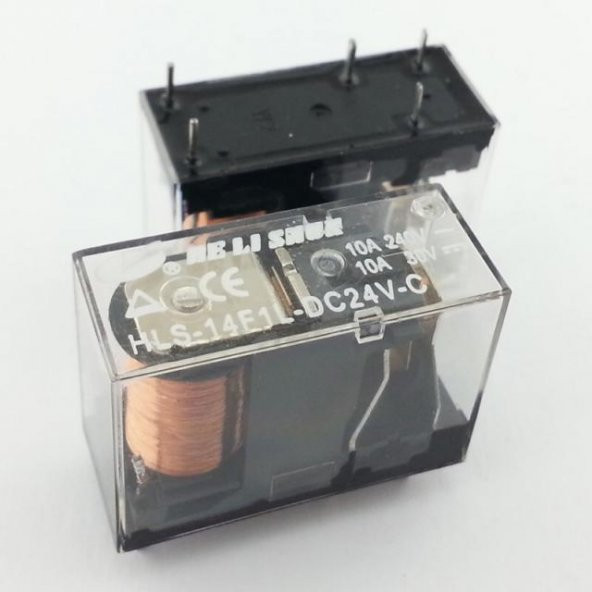 24V 10A Tek Kontak Röle - HLS-14F1L-DC24V-C ürün görseli 1