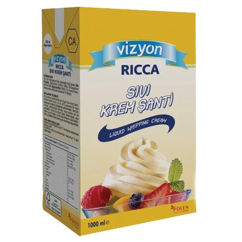 Vizyon Ricca Bitkisel Sıvı Krem Şanti Şekerli 1 lt ürün görseli 1