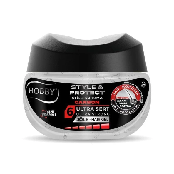 Hobby 250ml  Energy Saç Şekillendirici Jöle No:6 Ultra Sert ürün görseli 1