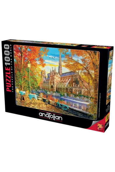 Anatolian 1000 Parçalık Puzzle - Sonbaharda Notre Dame 1176 ürün görseli 1