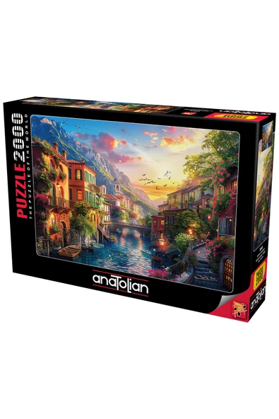 Anatolian 2000 Parçalık Puzzle - Akdeniz Kasabası 3969 ürün görseli 1