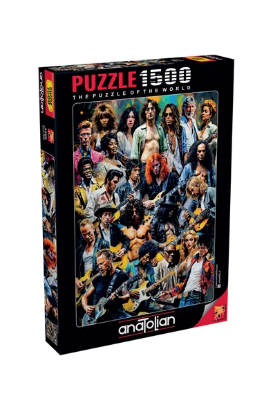 Anatolian 1500 Parçalık Puzzle - Rock Stars 4580 ürün görseli 1