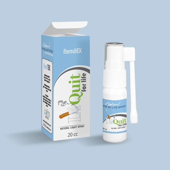 Yeşil Naturel Quit Fresh Natural Life Sprey (SİGARAYİ BIRAKMAYI DESTEKLEYİCİ SPREY) ürün görseli 1