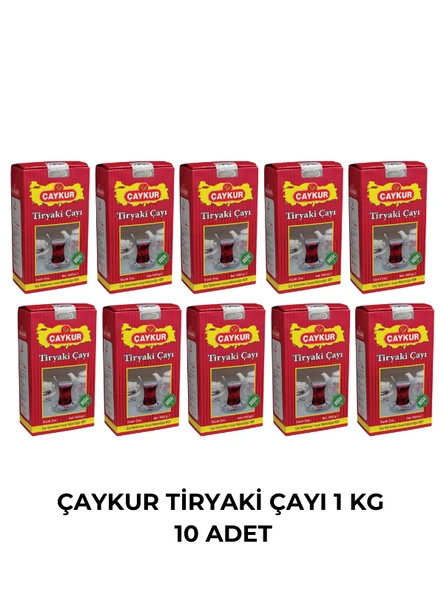 Çaykur Tiryaki Çay 1000 gr X 10 Adet ürün görseli 1