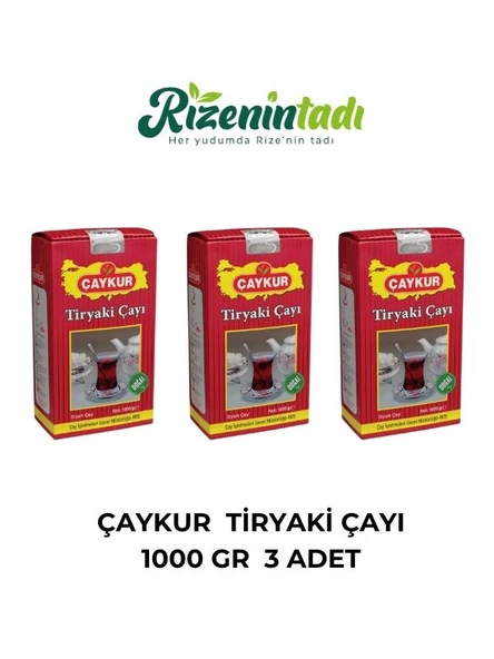 Çaykur TİRYAKİ ÇAYI 1 KG - 3 ADET ürün görseli 1