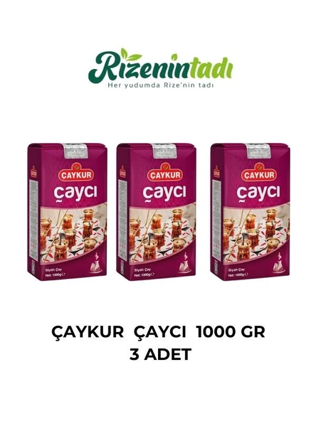 Çaykur ÇAYCI 1 KG - 3 ADET ürün görseli 1