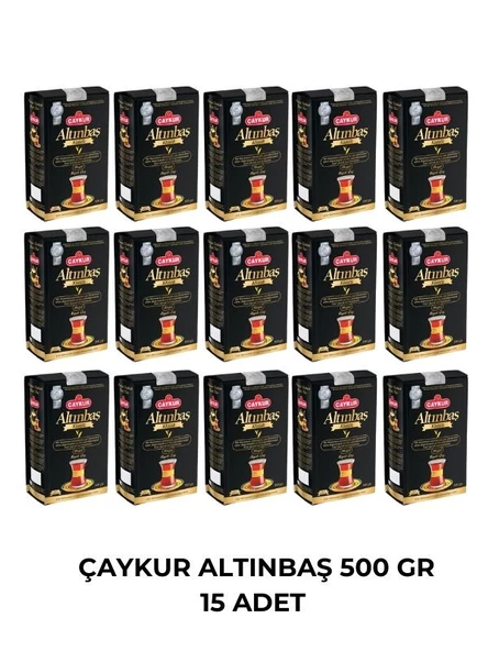 ÇAYKUR ALTINBAŞ ÇAYI 500 GR -15 ADET ürün görseli 1