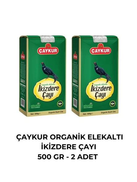 ÇAYKUR ORGANİK ELEKALTI İKİZDERE ÇAYI 500 GR -2 ADET ürün görseli 1