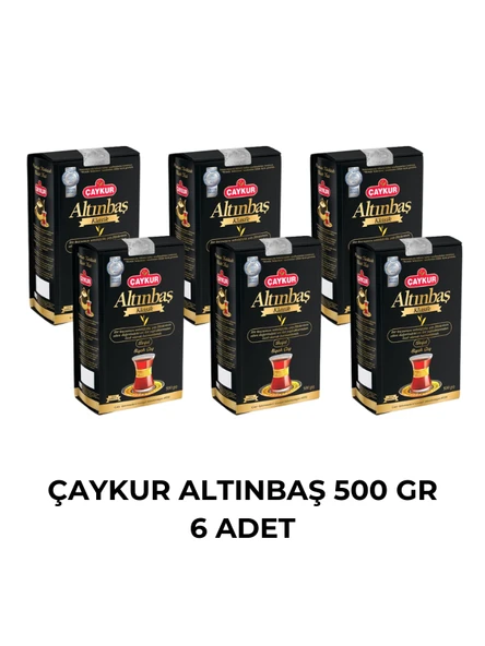 Çaykur Altınbaş Klasik Doğal Siyah Dökme Çay 500gr X 6 Adet ürün görseli 1