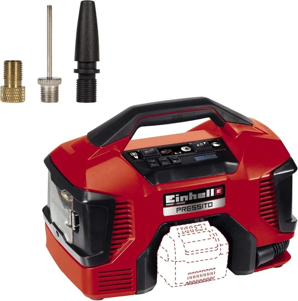Einhell PRESSITO Hibrit Çok Fonksiyonlu Kompresör 220v ürün görseli 1